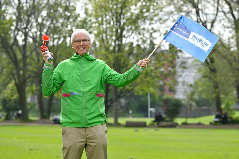 John Treacy has been announced as the official race starter for the 2023 Irish Life Dublin Marathon on Saturday, to mark the 30th anniversary of his 1993 Dublin Marathon win. Photograph: Brendan Moran/Sportsfile 