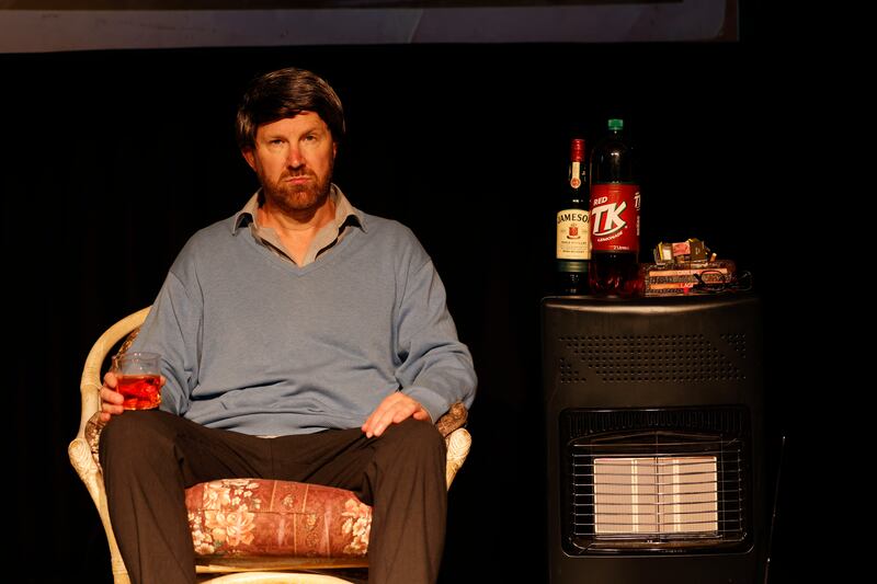 Paddy Lama: Jason Byrne as his late father in his one-man Dublin Fringe Festival show. Photograph: Alan Betson
