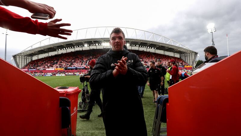 Peter O’Mahony misses out after picking up a knock against Exeter. Photograph: Dan Sheridan/Inpho