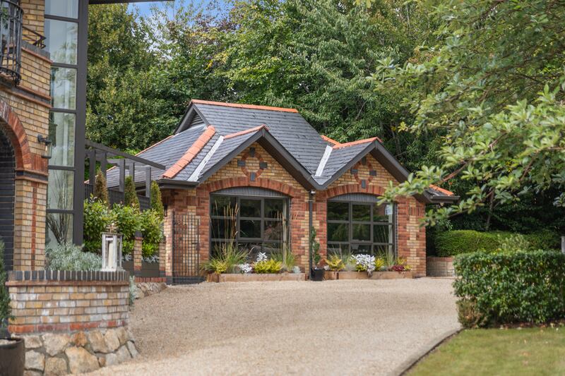Double garage has been transformed into a one-bedroom studio