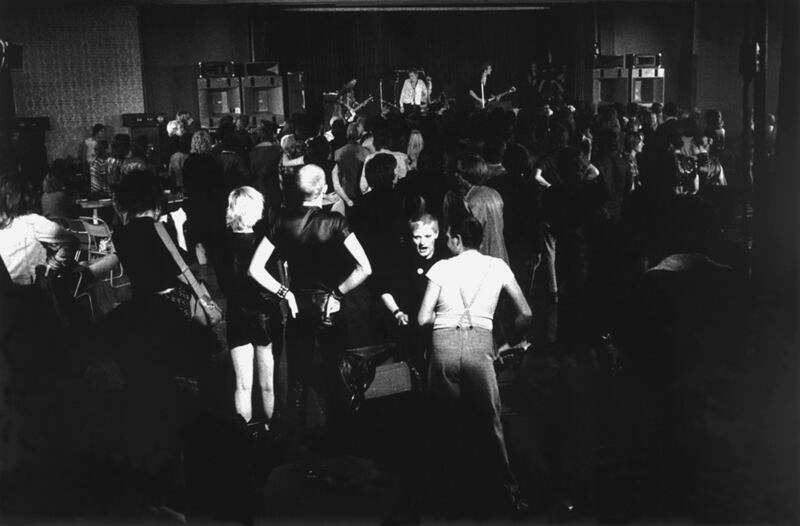 Sex Pistols: Glen Matlock on stage with the band in London in 1976. Photograph: Ian Dickson/Redferns via Getty