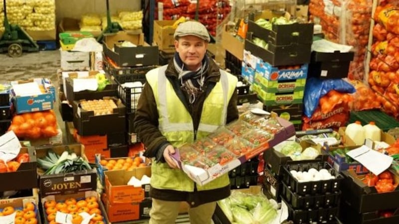 Justin Leonard of Jackie Leonard and Sons Fruit and Veg in Dublin. File photograph: Enda O’Dowd/The Irish Times