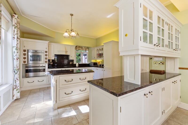The house was reconfigured to have a much larger kitchen than originally existed