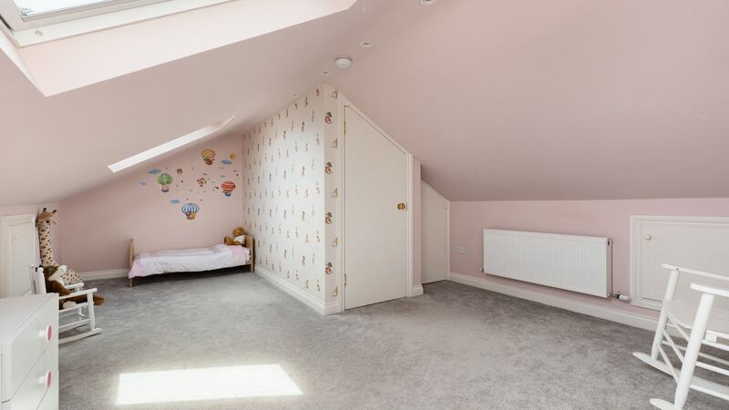 The converted attic room