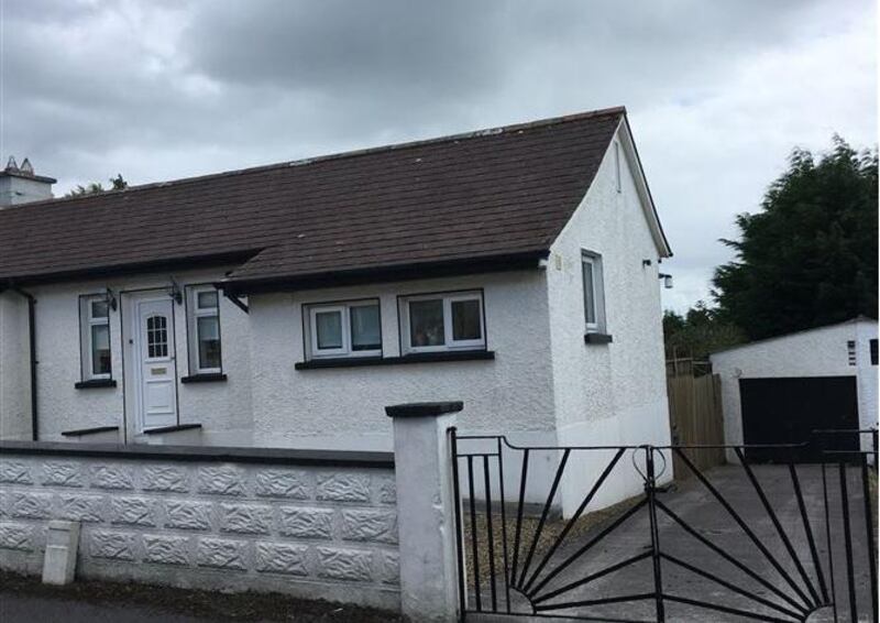 Gallagher Auctioneers Ltd is seeking €148,000 for this two-bedroom semi-detached house at Cortober Hill, Carrick-on-Shannon, Co Leitrim