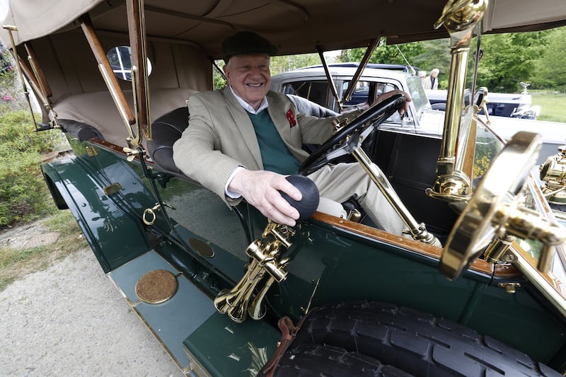 Doug Magee with his 1912 Silver Ghost.  Photograph: Nick Bradshaw