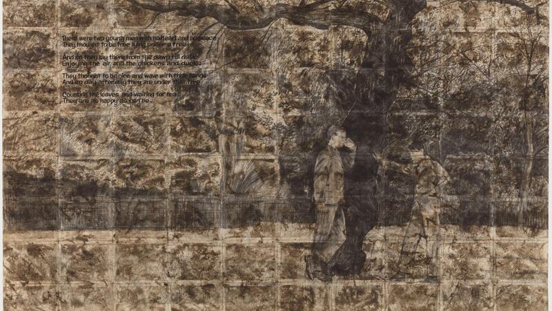 Glbert & George, There Were Two Young Men, 1971.  ©  Gilbert & George. Photograph: ©  Primae/David Bordes