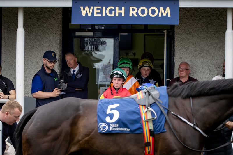 Wesley Joyce on the day of his comeback at Naas. Photograph: Morgan Treacy/Inpho 