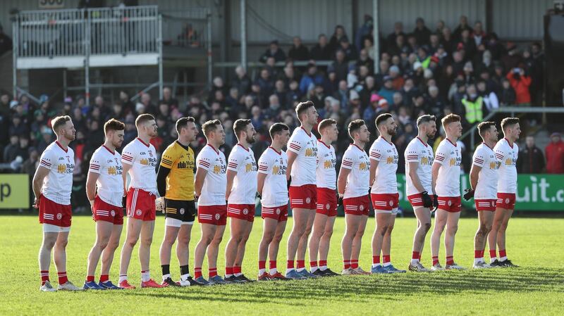 Tyrone will need to step it up this weekend after a slow start to the 2022 season. Photograph: Philip Magowan/inpho