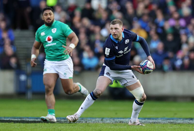 Finn Russell's sojourn in France does not seem to have harmed Scotland. Photograph: David Rogers/Getty Images