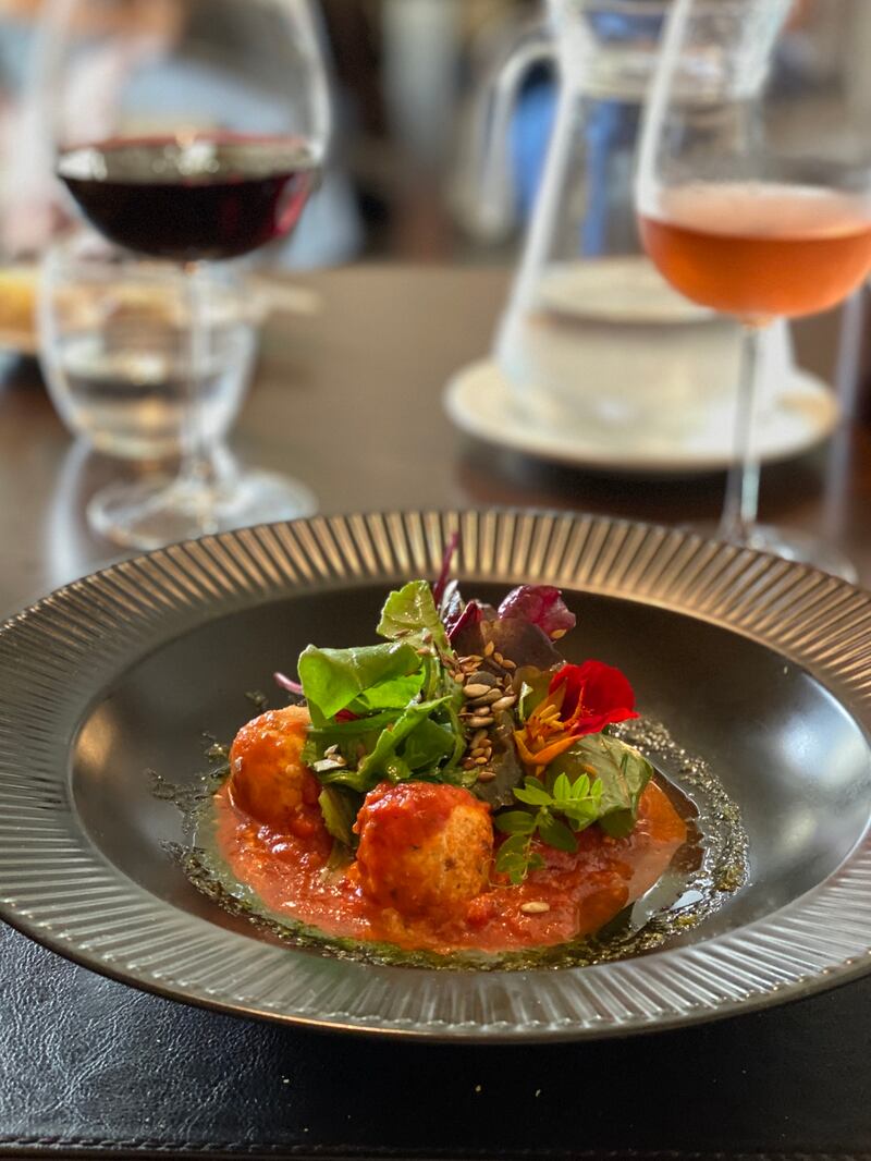 Goat’s cheese gnudi at  Poacher. Photograph: Corinna Hardgrave