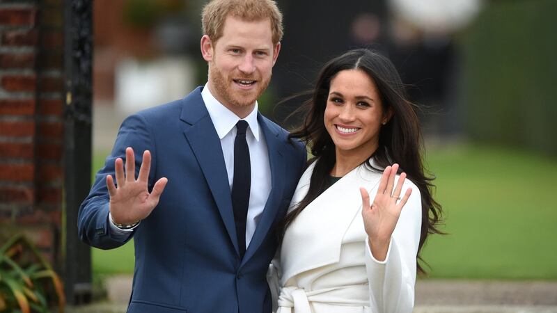 Britain’s Prince Harry and his fiancee, US actress Meghan Markle: a much-needed boost to the British economy. Photograph: Facundo Arrizabalaga/EPA
