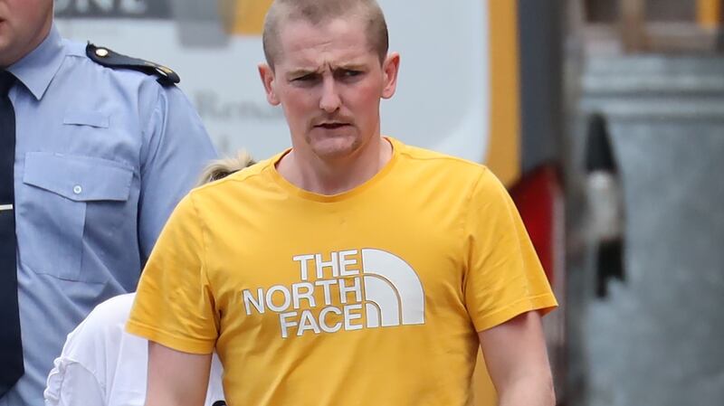 Dean Gilroy, a resident of flats at Fairview Avenue, Dublin pictured leaving the Four Courts  after a High Court action. Photograph:  Collins Courts