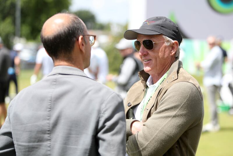 Greg Norman has referenced the influence of fellow Australian Kerry Packer in trying to change a sport. Photograph: Kieran Cleeves/PA