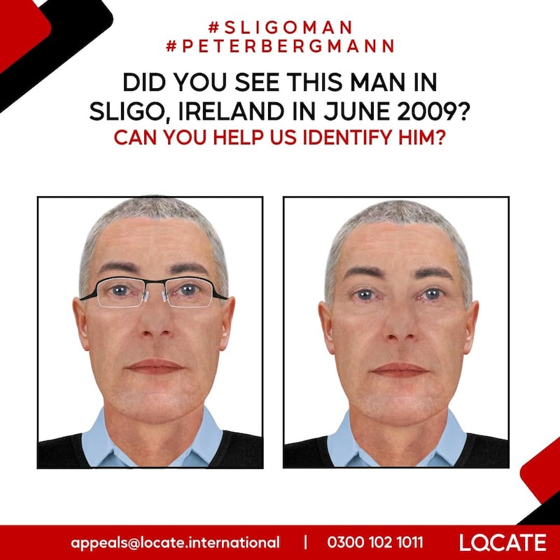 A fresh appeal has been made over 'Peter Bergmann', also known as 'Sligo man'