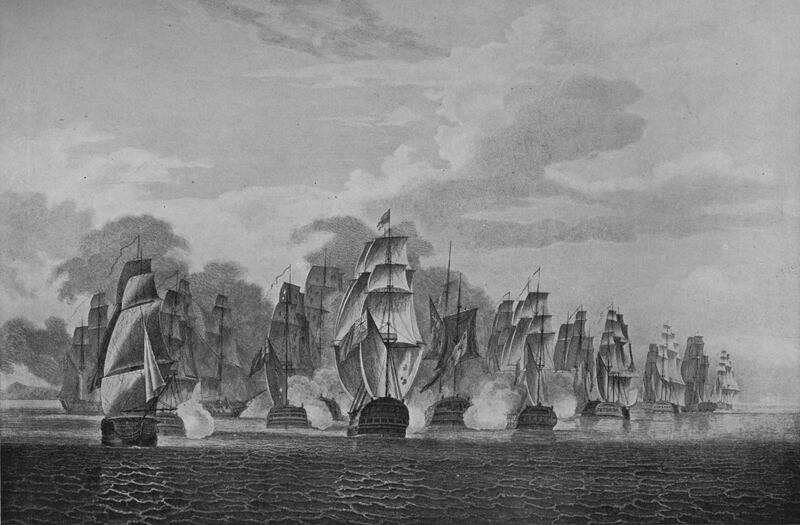 Rebellion: in October 1798 a French fleet tried to land troops in Ireland, leading to the Battle of Tory Island. Tone was captured and brought to Dublin in chains. Photograph: Print Collector/Getty