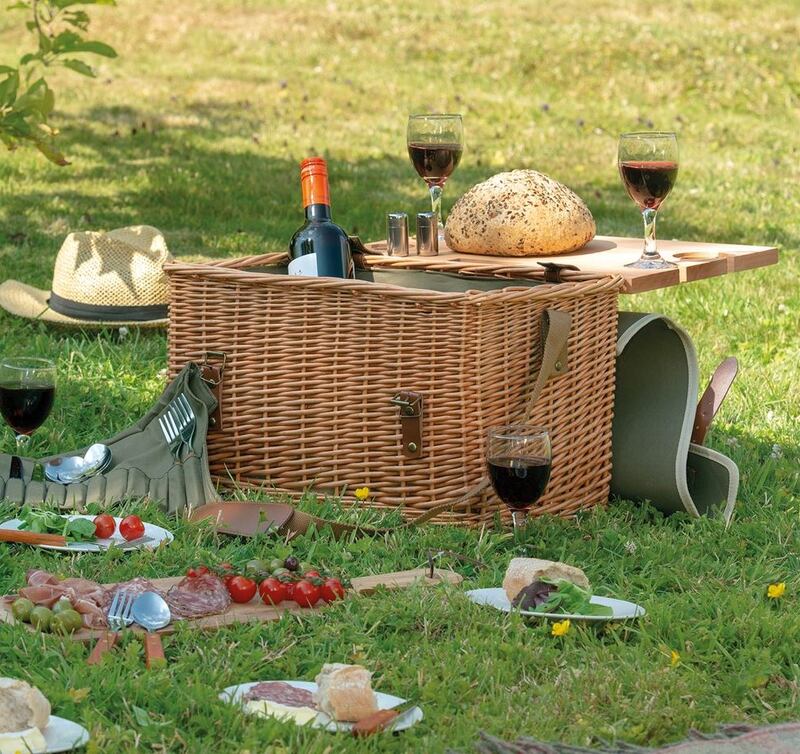 Eddington’s Lambourn four-person picnic hamper, €159