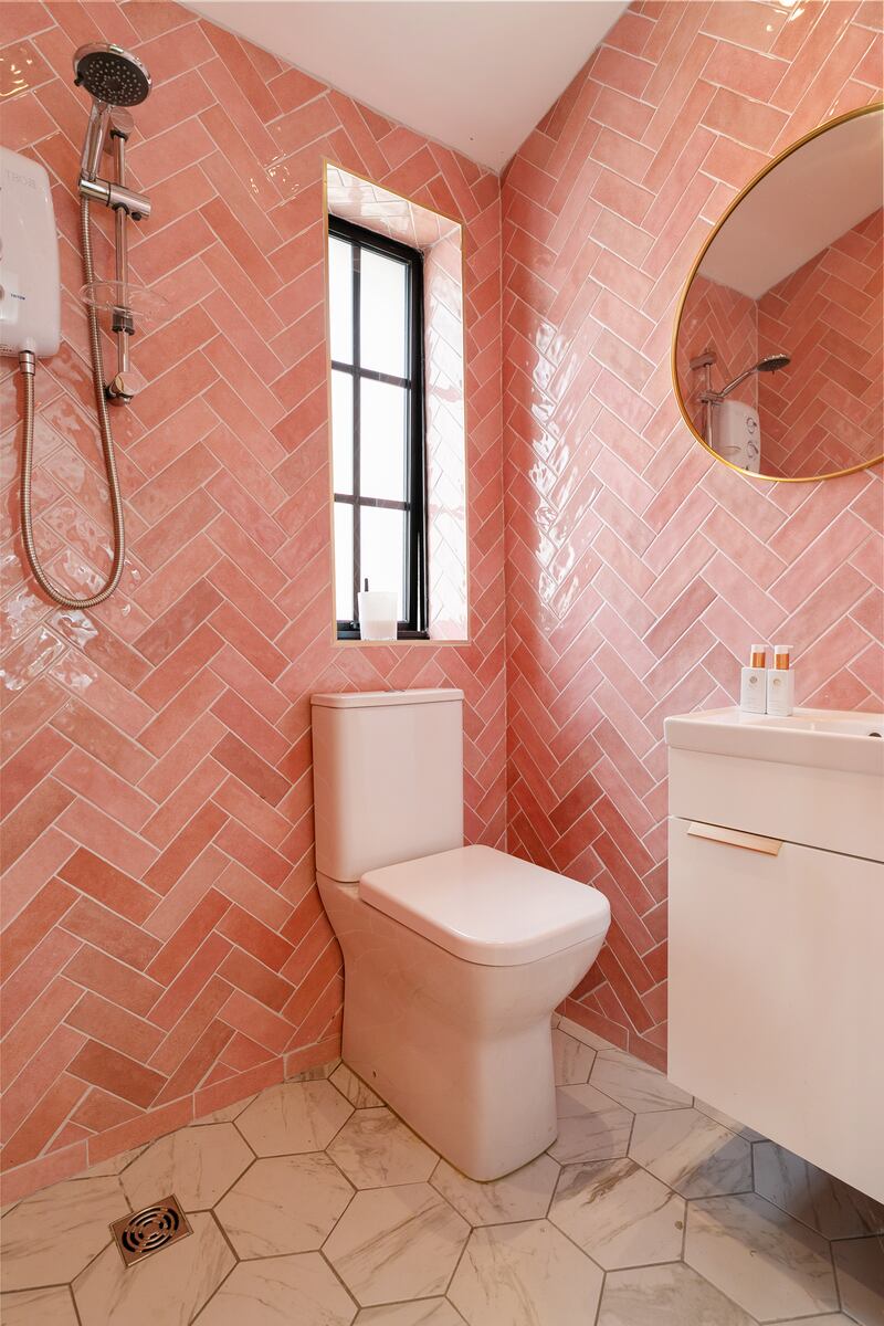 Shower room in summer house