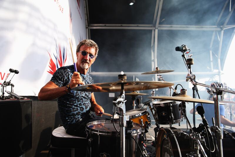 F1 team owner on the Silverstone Party Stage following the British Formula 1 Grand Prix in 2013. Photograph: Mark Thompson/Getty