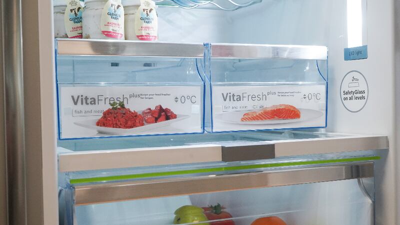 By locking in the freshness for longer, Bosch's VitaFresh technology helps reduce food waste