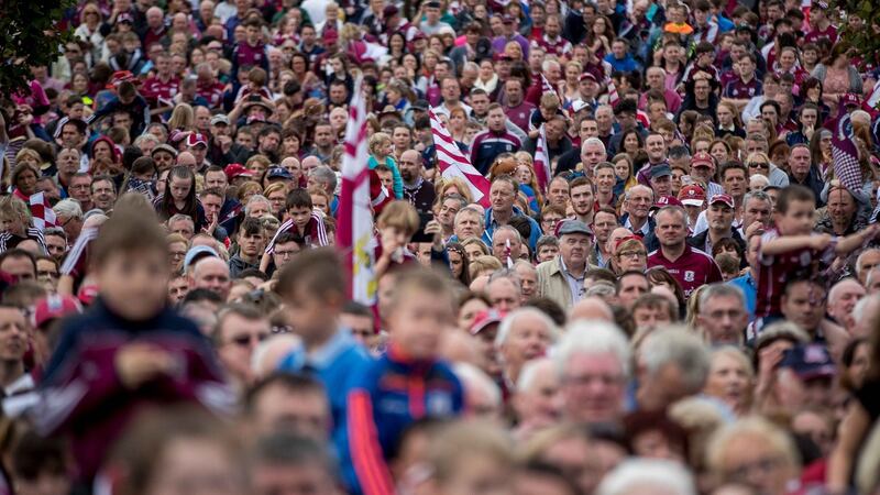 It’s only now that the Galway players will realise just how much an All-Ireland means to their supporters. Photograph: Morgan Treacy/Inpho GAA