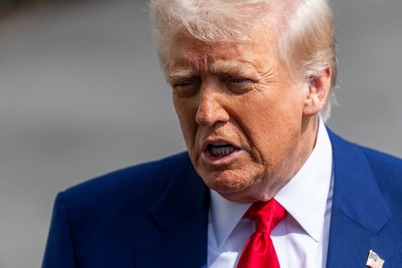 Donald Trump has declared 'economic independence' day – the sense of this is that the US is pulling itself away from the rest of the world in economic terms, much as it is in the security arena. Photograph: Shawn Thew/EPA
