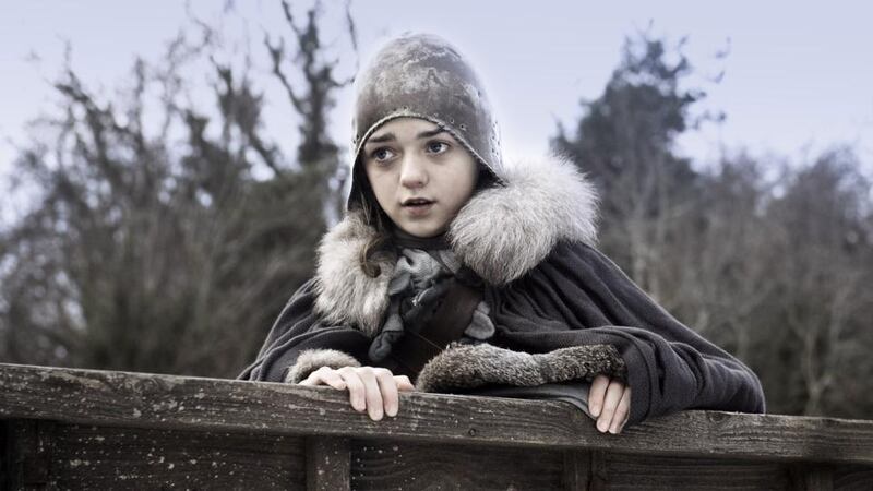 End of an Arya: Maisie Williams in the first season of Game of Thrones; the world’s biggest TV show has only six more episodes to come