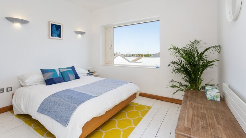 One the property’s three bedrooms