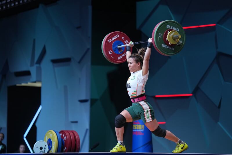 Thammy Nguyen won Ireland’s first European Weightlifting Championships senior medal in Armenia in April