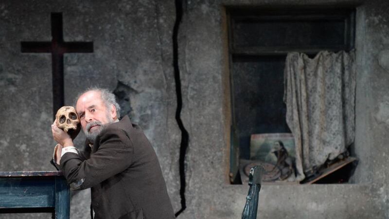 Mick Dowd in Decadent’s production of McDonagh’s A Skull in Connemara. Photograph: Dara Mac Dónaill
