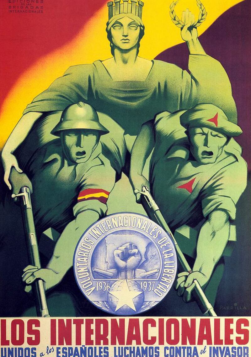 The Communist International organised brigades to fight alongside the Spanish republican army. Photograph: Getty Images