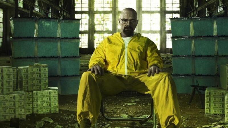 Bryan Cranston plays New Mexico crystal meth dealer Walter White in Breaking Bad.