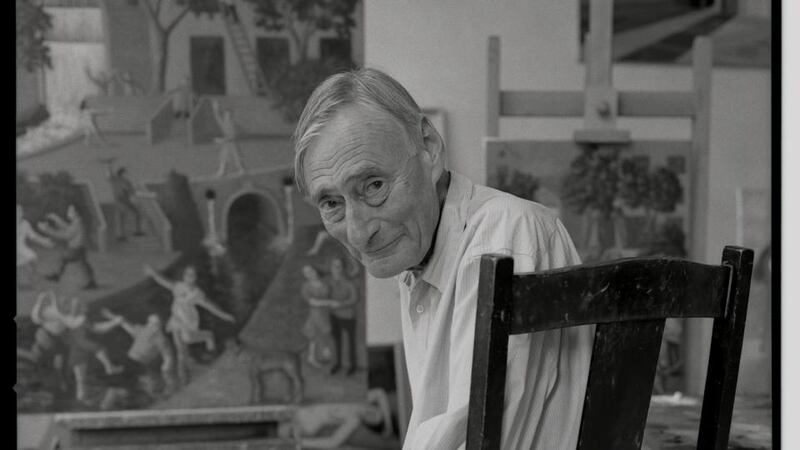 Artist Stephen McKenna photographed by Amelia Stein.