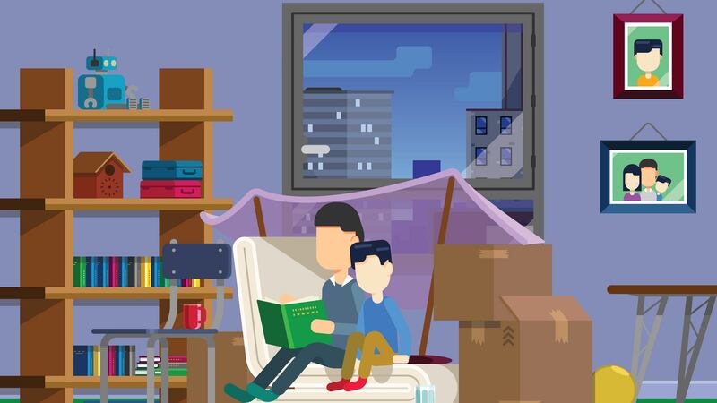 ‘Fathers in general are more involved in their children’s lives more than ever before and now with the pandemic even more so – and they like it.’ Photograph: iStock