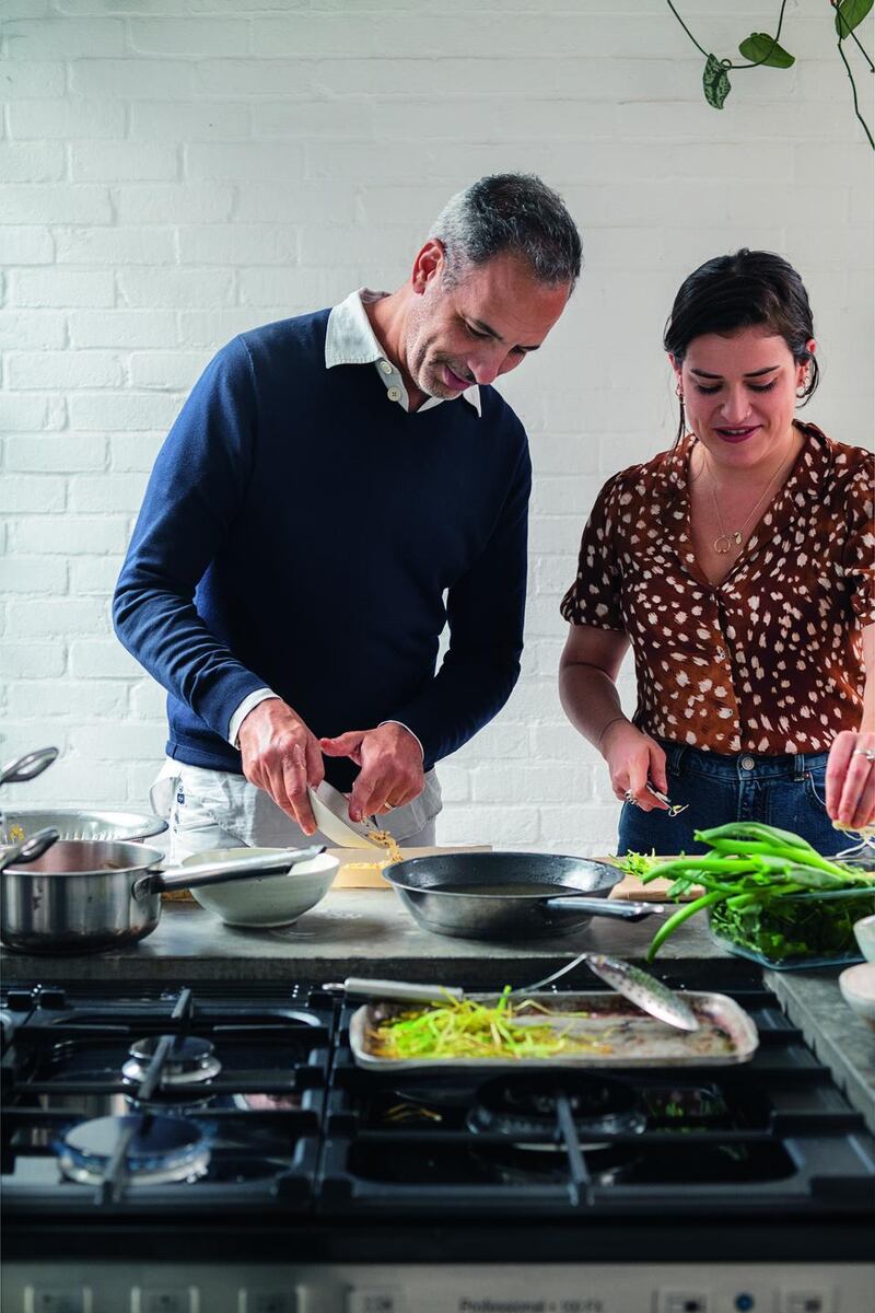 Yotan Ottolenghi and Ixta Belfrage. Photograph: Jonathan Lovekin