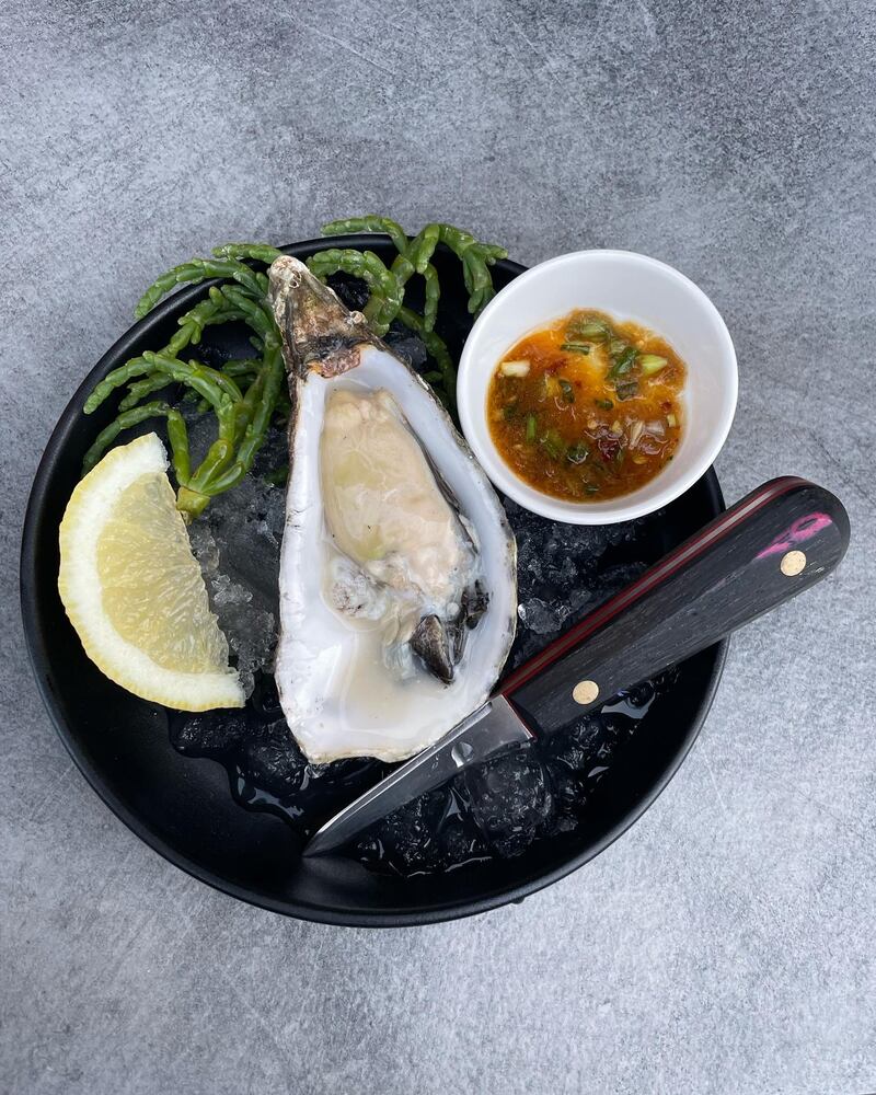 Achill Island oysters at Rift in Limerick