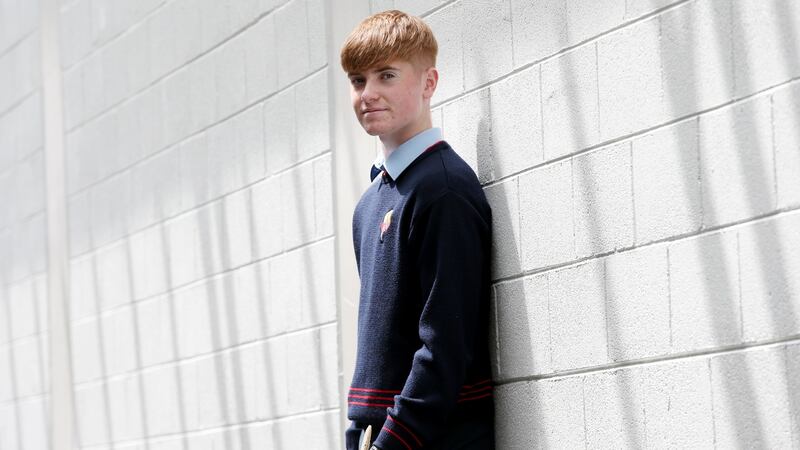 Kevin Holland from Castlecomer Community School, Co Kilkenny. Photograph: Laura Hutton/The Irish Times