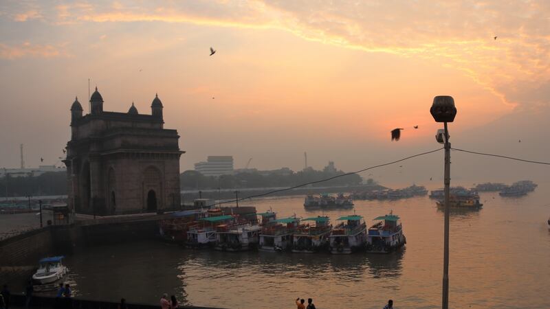 The Gateway of India at sunset. Photograph: Fionn Davenport