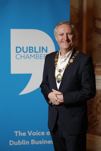 Eoghan Quigley, president of Dublin Chamber