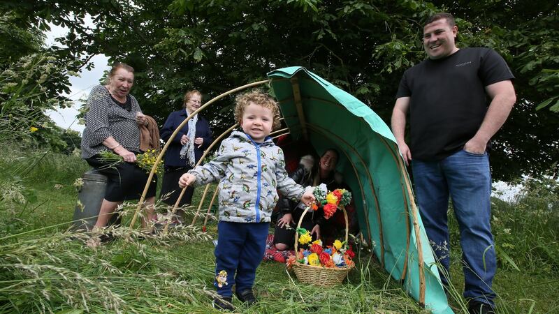 The Collins family. Photograph: Mark Stedman