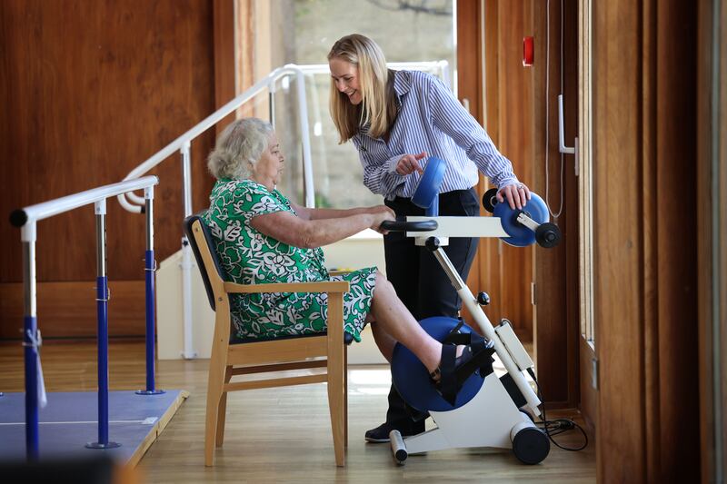 Beth Carr and Marian Meehan. Photograph: Dara Mac Dónaill