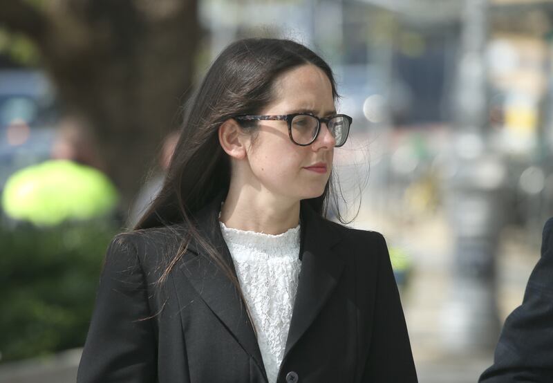 Ammi Burke at Dublin District Court on Thursday. .Photograph: Collins Courts