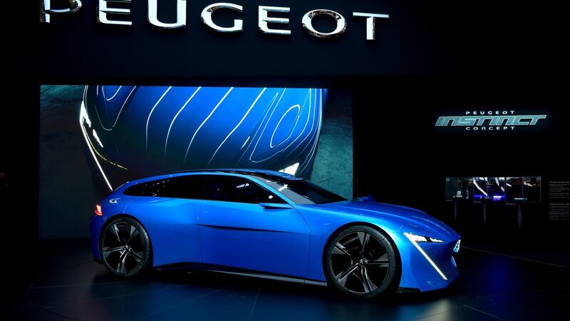 A Peugeot Instinct concept at the 87th Geneva International Motor Show. Photograph: Harold Cunningham/Getty Images