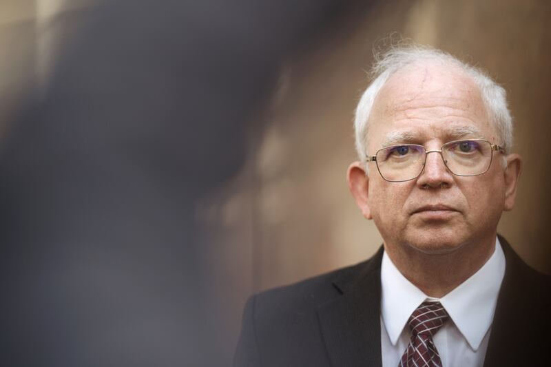 John Eastman, former lawyer to Donald Trump. The indictment in Georgia alleges he was part of a plot to appoint fake electors. Photographer: Eric Thayer/Bloomberg