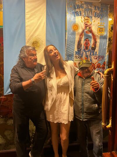 Paula Gahan at Las Briganda in Buenos Aires.