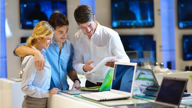 Tim Hannon, Electrical general manager with Harvey Norman: "If you’re chatting to a salesperson you’re going to want a little bit of time. If you’re buying a gift especially, you want to make sure it’s the right thing."