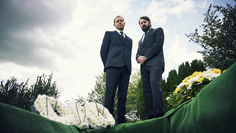 Robert Webb  and David Mitchell in their new Channel 4 comedy, Back. “We had a chance to miss each other and working with him again is brilliant.”