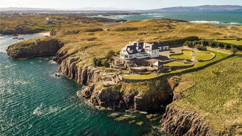 The Cruit Island property has extensive views over the Atlantic