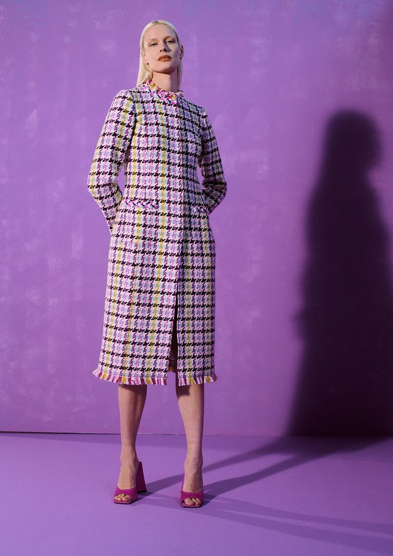 Coat by Eoin Greally is available in the new rental service in Brown Thomas