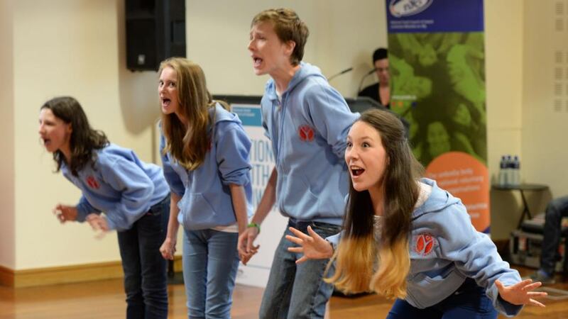 Members of the Co Wexford Youth Theatre.